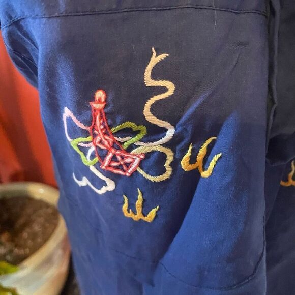 HEALTH | blue robe made in china S - Picture 4 of 12